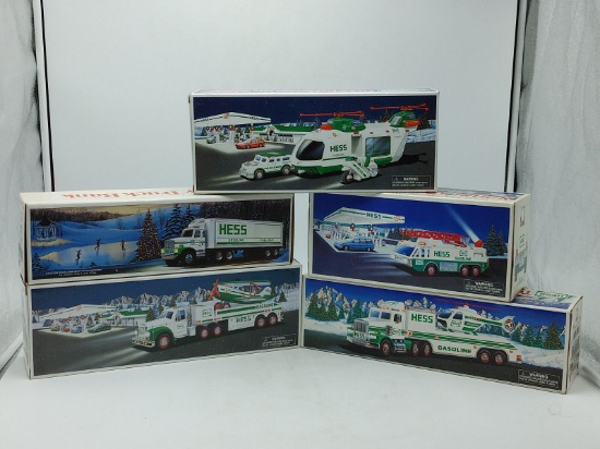 (5) Collectible Hess Trucks