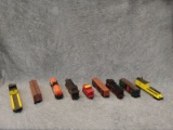 9 Cars, Large Scale (Lionel Hooker is 10 1/2