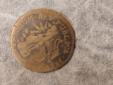 1786 Colonial Rupert Vermont Copper Coin