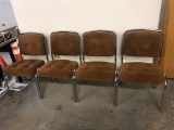 (4) MCM Chrome Tube Chairs