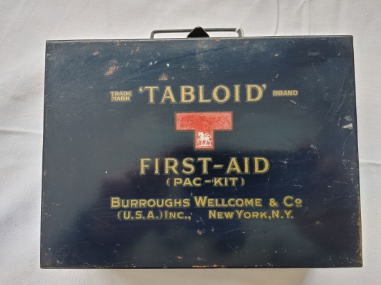 Tabloid Brand Vintage First Aid Kit