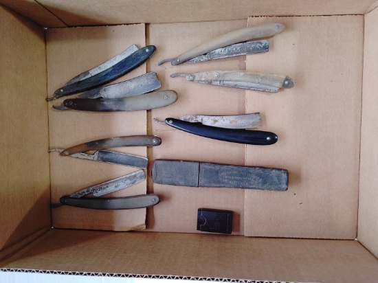 (6) Straight Razors in Various States of Repair