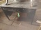 Mission Style Two Drawer Black Painted Desk