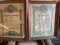 (2) Framed Historical Prints