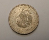 Silver 1948 Mexico 5 Pesos