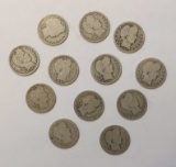 (12) Barber Quarters