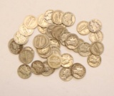 (43) Mercury Dimes