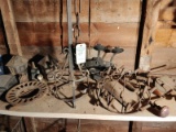 Asst. Antique Wrought Iron Work & Tools