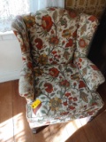 Upholstered Wing Back Chair