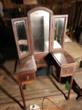 Vintage Mirror Back Dressing Table