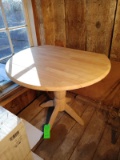 Pedestal Drop Leaf Table