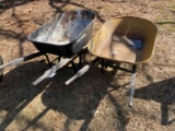 (2) Steel Wheelbarrows