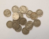 (19) Buffalo Nickels