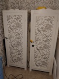(2) Painted Plywood Wardrobes