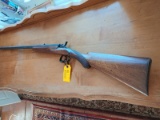 Antique Flobert .22 BB cap (6mm Flobert)  Rifle, 22 ¼” barrel, checkered hardwood stock