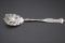 Whiting Manufacturing Co. Dresden Pattern Sterling Silver Olive Spoon with pierced bowl