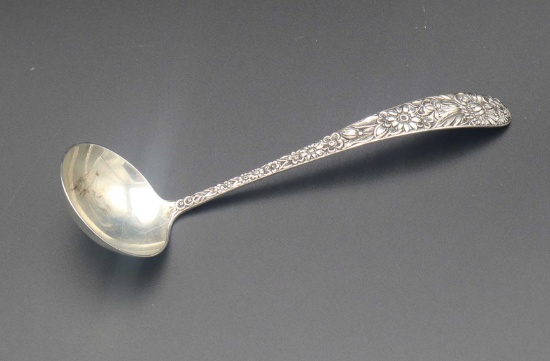 S. Kirk & Son Repousse Pattern Sterling Silver Mayonnaise Ladle