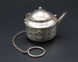 Sterling Silver Kettle Form Tea Infuser