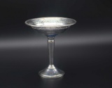 Crown Weighted Sterling Silver Footed Compote