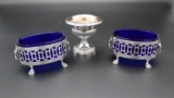 (3) Antique Continental Silver Plate Items