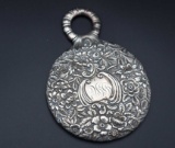 Antique Sterling Silver Miniature Hand Mirror