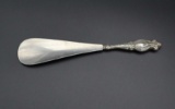 Antique Sterling Silver Handle Shoe Horn