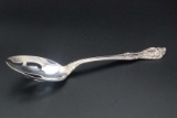 Gorham King Edward Pattern Sterling Silver Pierced Serving (Table) Spoon