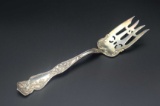 Blackinton (?) Cherry Blossom Pattern Sterling Silver Cold Meat Fork