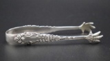 925 over 1000 Sterling Silver Sugar Tongs