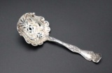 Pat. 1903 Art Nouveau Sterling Silver Pierced Bob Bon Spoon