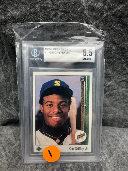 Graded Ken Griffey Jr. Rookie Card 8.5