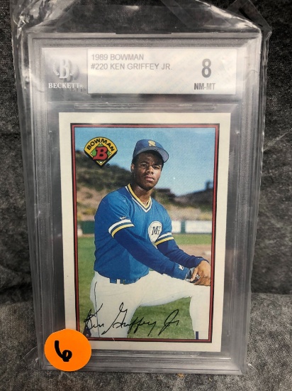 Graded Ken Griffey Jr. Rookie Card 8