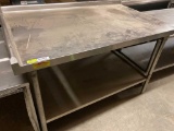 Stainless Steel Left Side Workstation