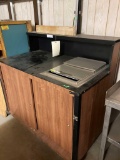 Portable Bar w/ Stainless Steel Ice Sink