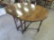Mahogany Pilgrim Century Style Butterfly Drop Leaf Table