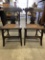 Pair of Sheraton Paint Decorated Chairs