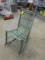 Antique Blue Painted Rocker