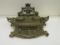 Good Antique Gilt Brass Double Inkwell