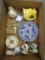 Tray of Collectible China & Other Objects