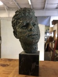 Bronzed JFK Bust