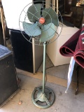 Diehl Stand Up Electric Vintage MCM Adjustable Height Floor Fan