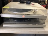 (2) Turntables, Pioneer PL-400, Technics SL-B350