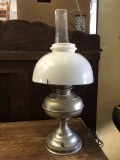 Electrified Nickel Plated Rayo Type Lamp