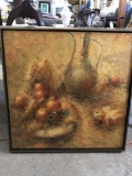 Oil on Canvas signed Calvin Wong 