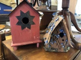 (2) Handcrafted Birdhouses