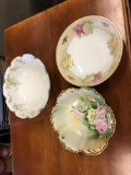 (3) German Porcelain Bowls
