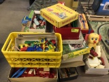 Asst. Plastic Cars, Games, Cox Large Car, MiniBrix & More