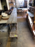 Pair of 9' Long School Benches