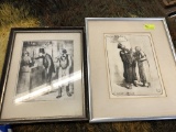 (2) Honore Daumier Prints