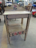 Paint Decorated Antique Pine Wash Stand